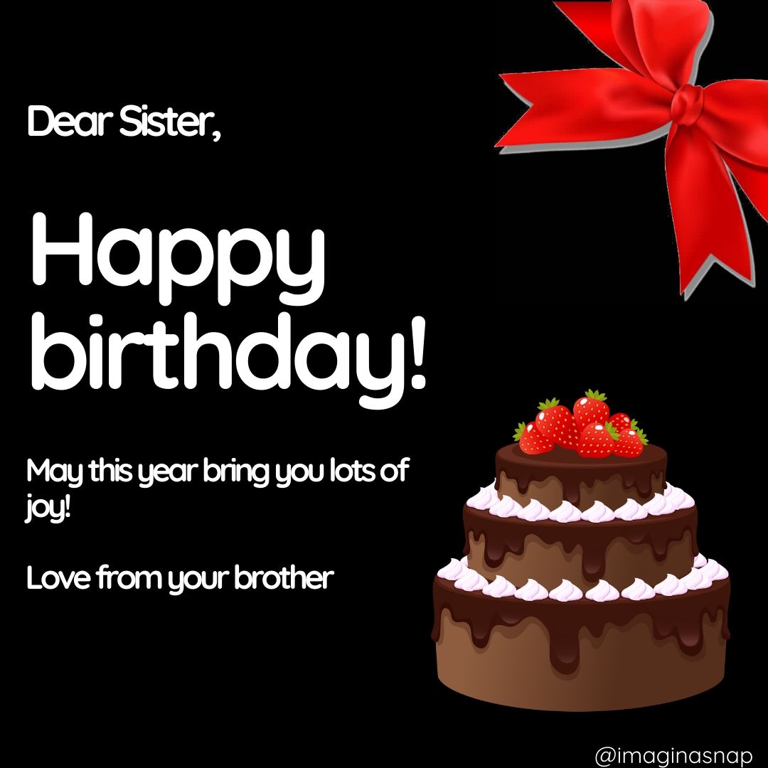 Happy birthday wishes images for sister Happy birthday wishes images for sister